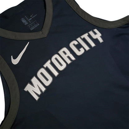 2017/18 Team Issued Detroit Pistons Motor City Edition Jersey - 48/L