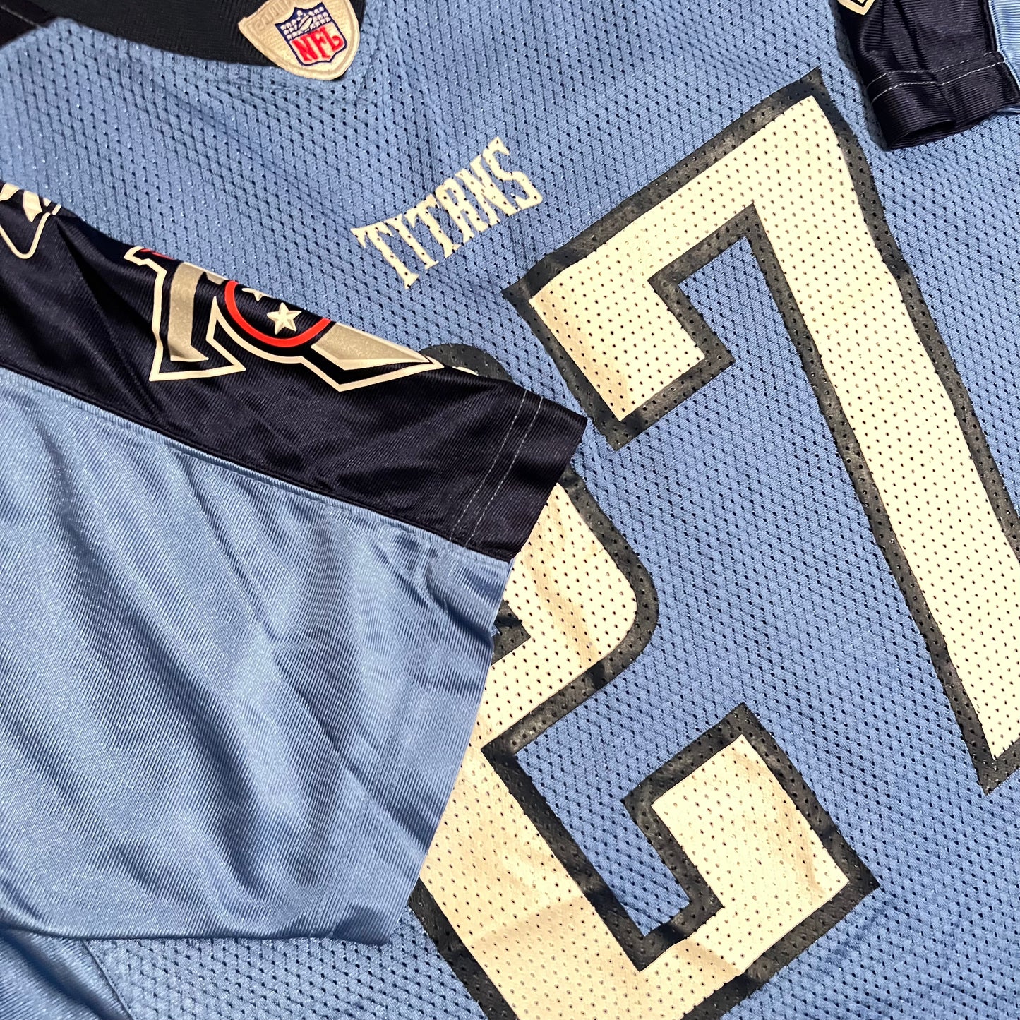 Eddie George Tennessee Titans Reebok Jersey - M