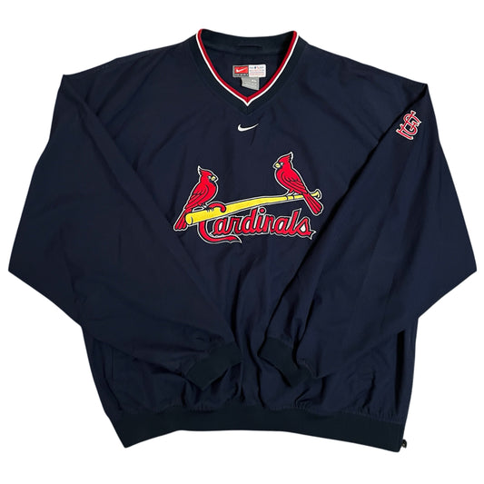 2007 St. Louis Cardinals Nike Pullover Windbreaker - XL