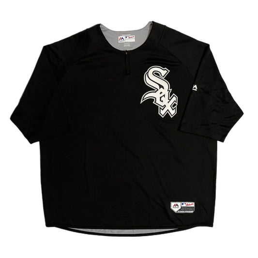 Chicago White Sox Majestic Authentic On-Field 3/4-Sleeve Batting Practice Jersey - 3XL