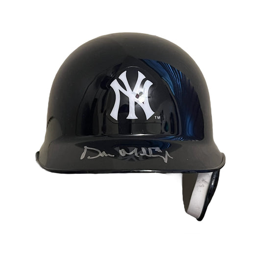 Autographed Don Mattingly New York Yankees Mini Helmet with COA