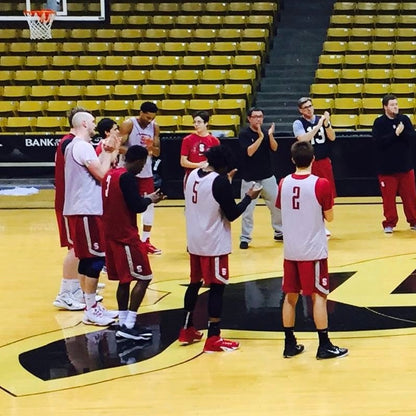 Authentic 2014/15 Stanford Cardinals Practice Training Basketball Shorts - M
