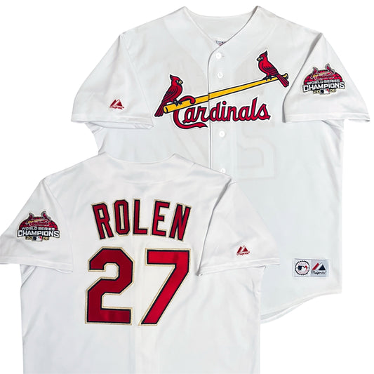 Authentic 2006 World Series Champs St. Louis Cardinals Scott Rolen Jersey - XL
