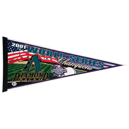 Vintage Arizona Diamondbacks 2001 World Series Champions Pennant