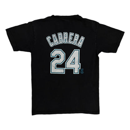 Vintage Miguel Cabrera Florida Marlins Name & Number Faded Shirt - YM