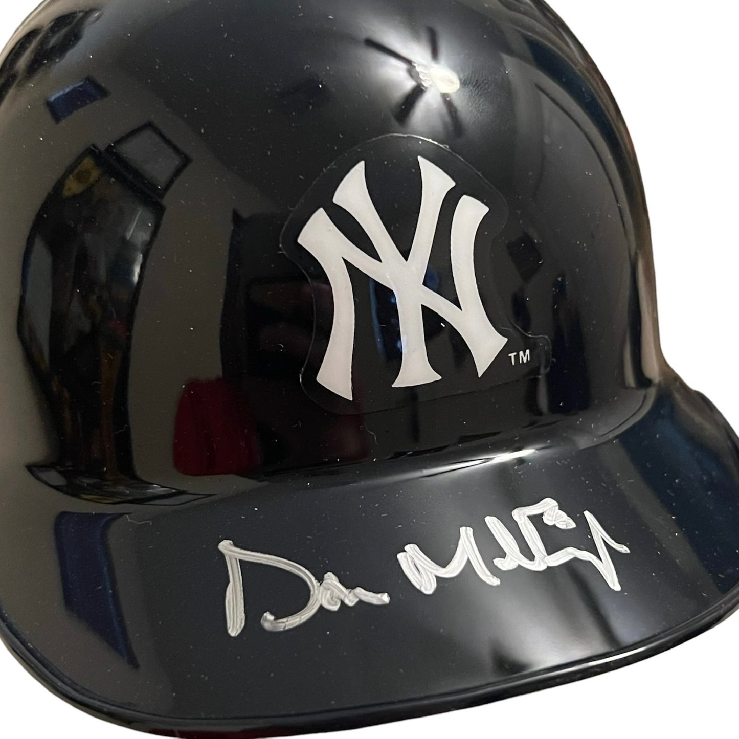 Autographed Don Mattingly New York Yankees Mini Helmet with COA