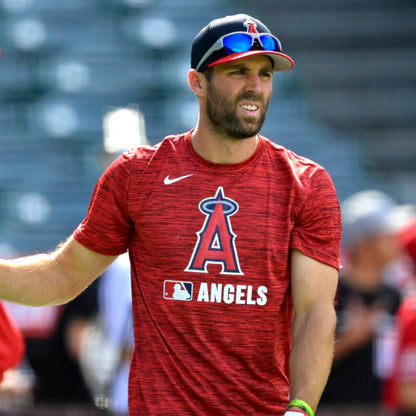 Team Issued Los Angeles Angels Reid Detmers #48 Training Shirt - L