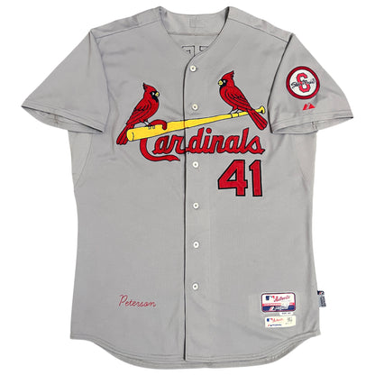 Team Issued 2013 St. Louis Cardinals Brock Peterson Jersey - 48