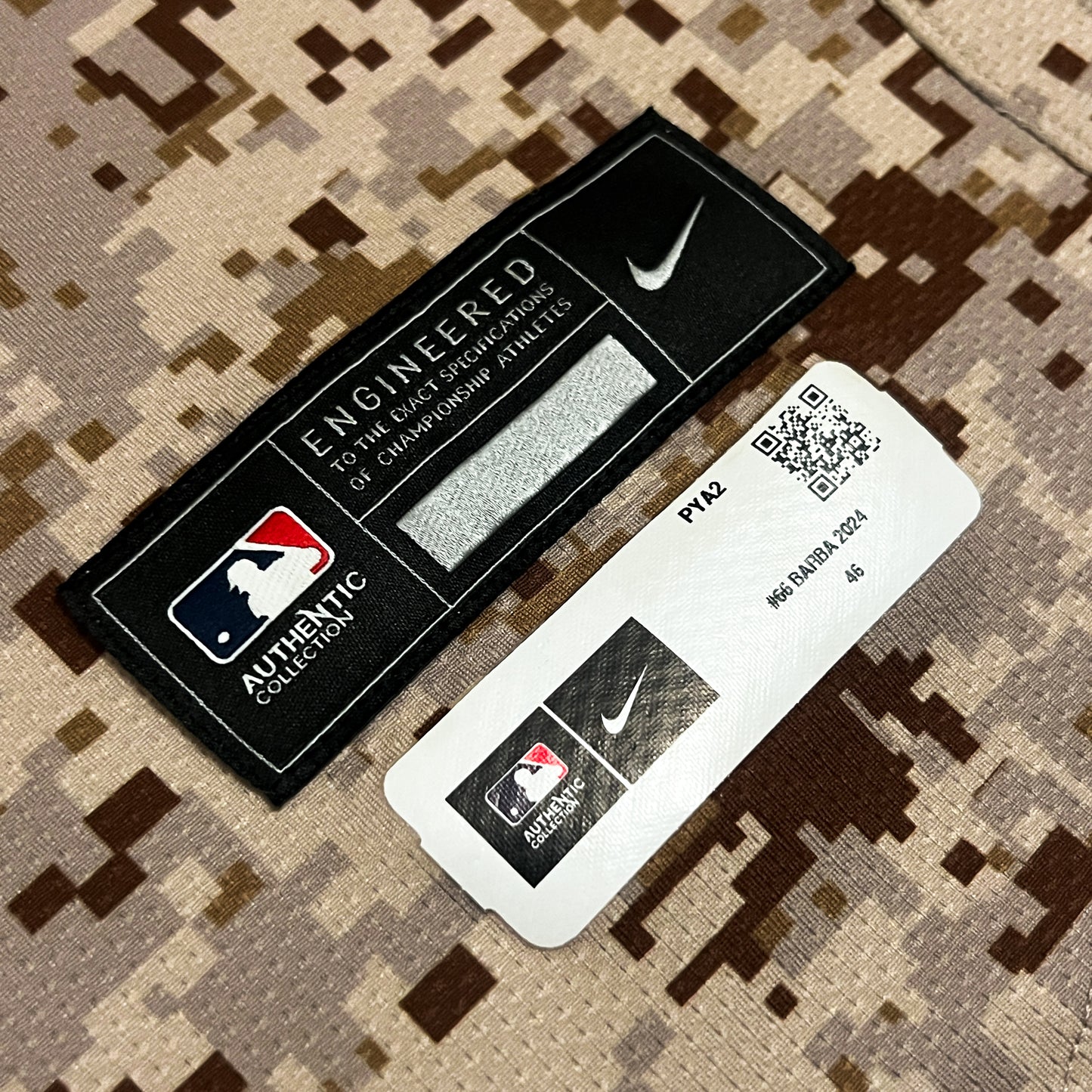 Team Issued San Diego Padres 2024 Military Appreciation Jersey - 46