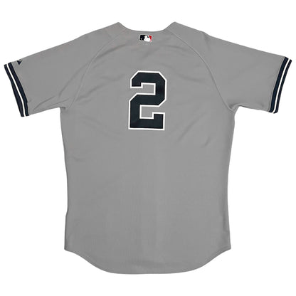 Vintage Derek Jeter Authentic New York Yankees Road Jersey - 48/XL