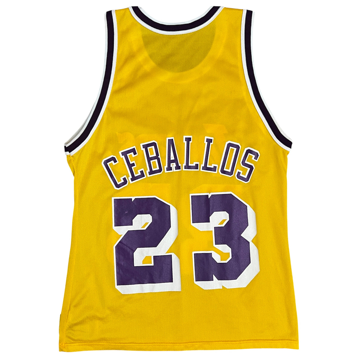 Vintage Cedric Ceballos Los Angeles Lakers Champion Jersey - 40/S