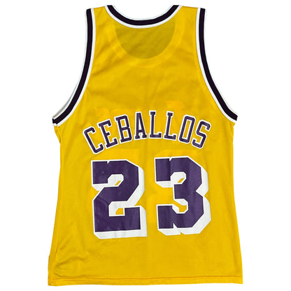 Vintage Cedric Ceballos Los Angeles Lakers Champion Jersey - 40/S