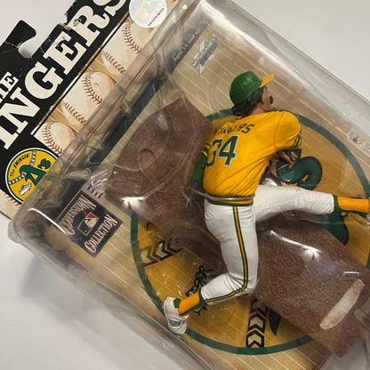 Signed Rollie Fingers Hall of Fame Photo & Figure