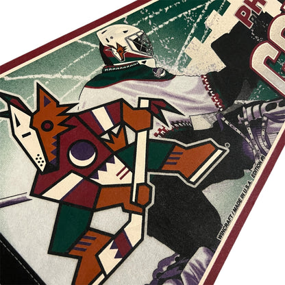Vintage Phoenix Coyotes NHL Pennant