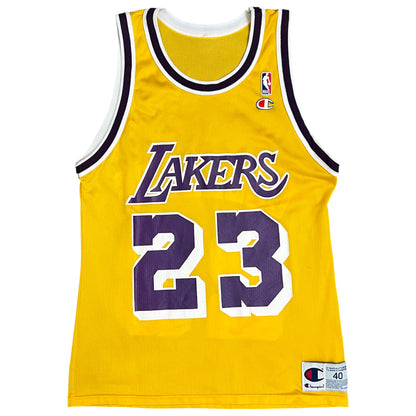 Vintage Cedric Ceballos Los Angeles Lakers Champion Jersey - 40/S