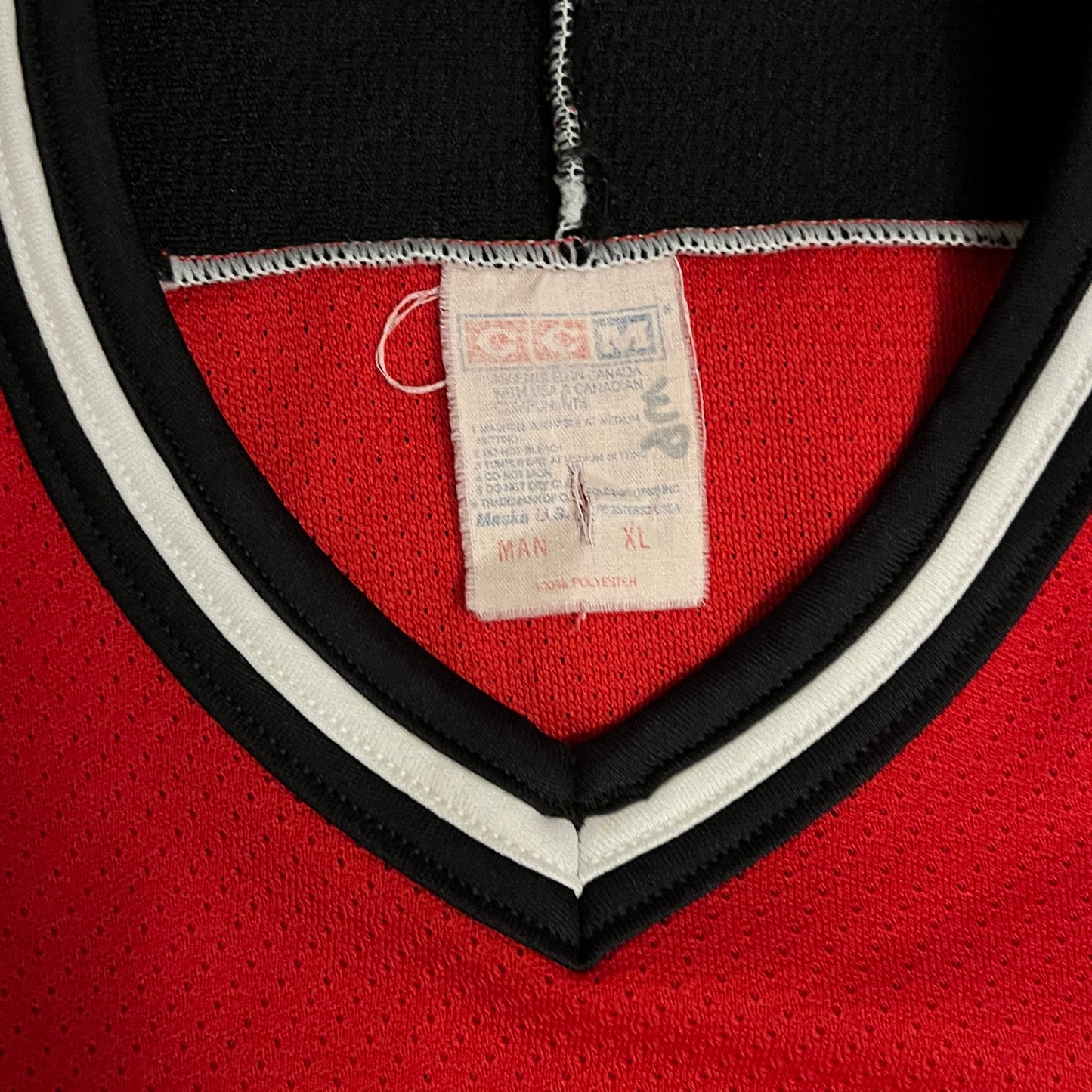 Vintage New Jersey Devils CCM Home Jersey - XL