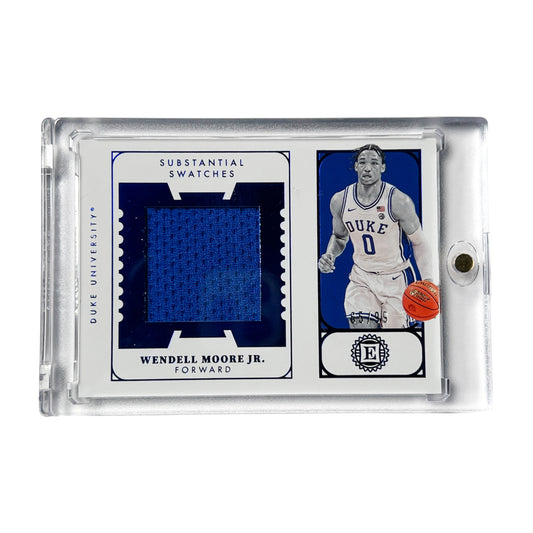 Wendell Moore Jr. Duke University 2022 Substantial Swatches /99