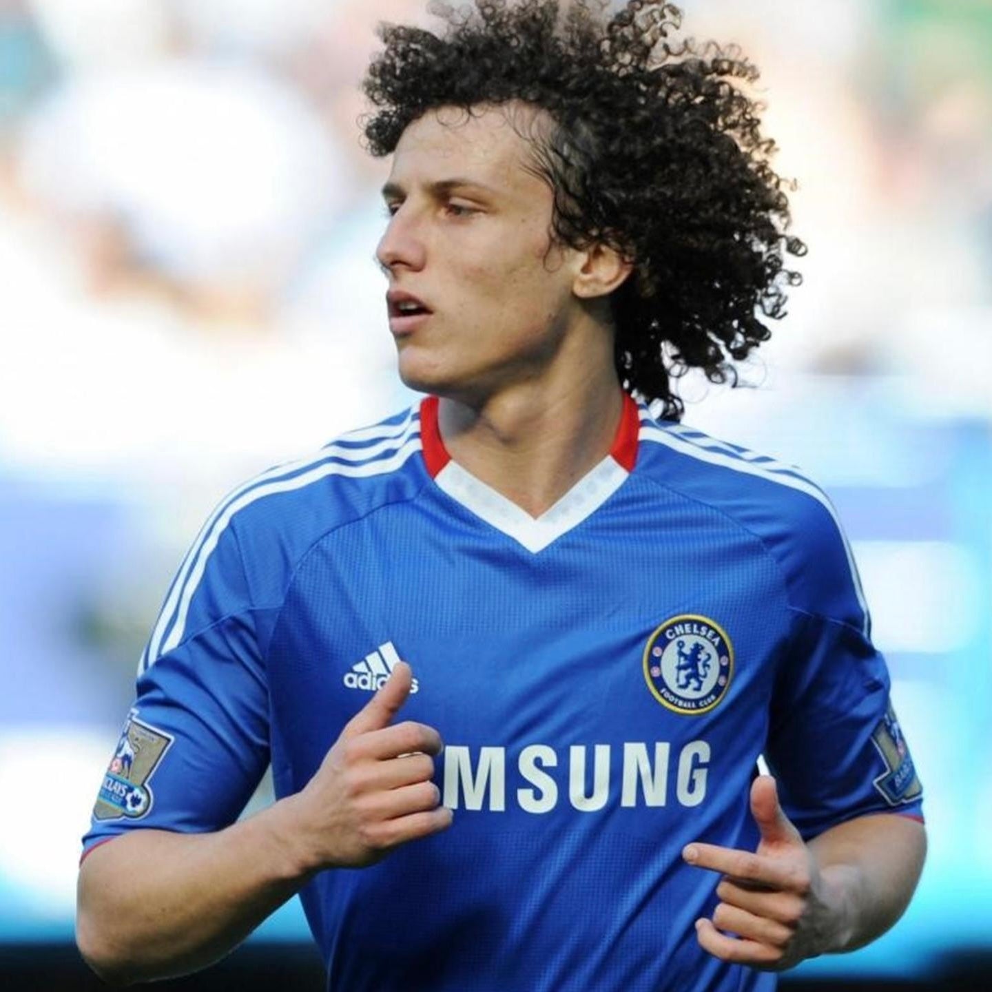 David Luiz Chelsea 2010/11 Home Jersey - L