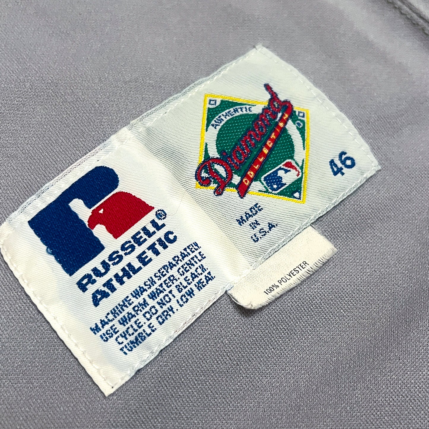 Vintage Team Issued Atlanta Braves 30th Annivesary Jersey - 46