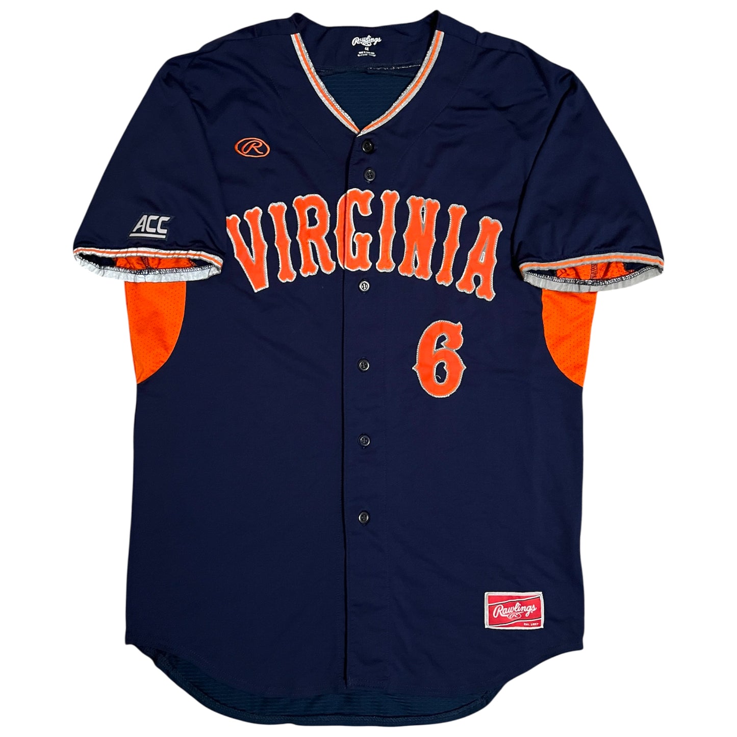 Team Issued 2015 Virginia Cavaliers Authentic Jersey - 44