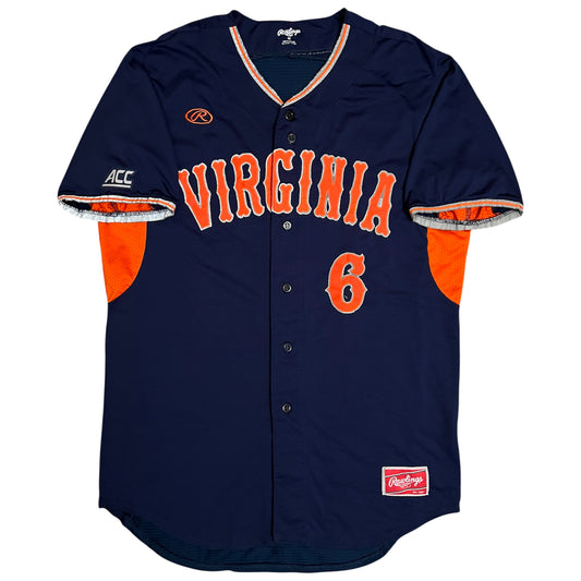 Team Issued 2015 Virginia Cavaliers Authentic Jersey - 44