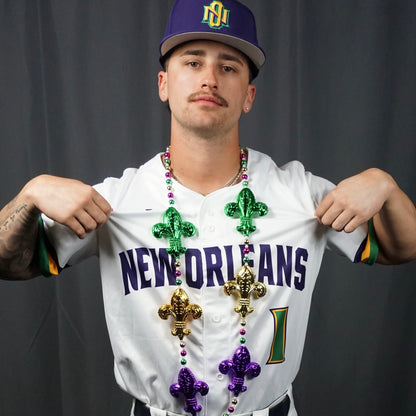 2022 Team Issued New Orleans Privateers Mardi Gras Jersey - XL