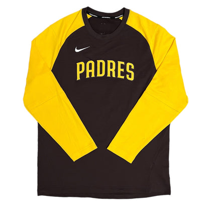 Team Issued San Diego Padres 2022 Batting Practice Long Sleeve - L