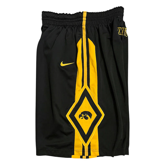 Team Issued Iowa Hawkeyes Basketball 2010/11 #3 Game Shorts - 38/S