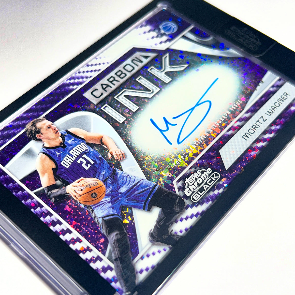 Mo Wagner 2026 Topps Chrome Black Carbon Ink Auto