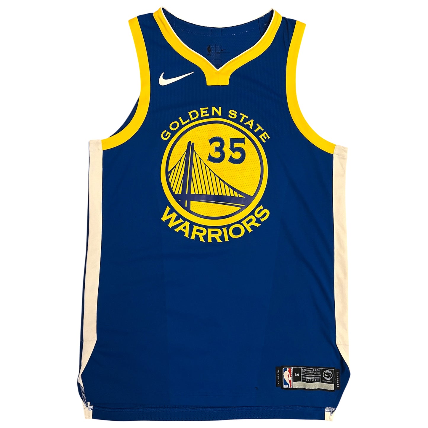 Authentic Kevin Durant Golden State Warriors Jersey - 44/M