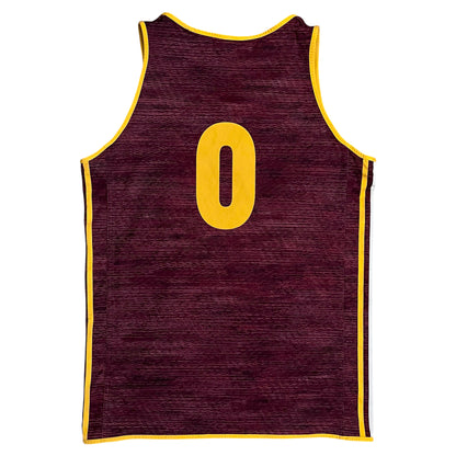 Team Issued 2019 Arizona State Basketball Reversible Practice Jersey - L