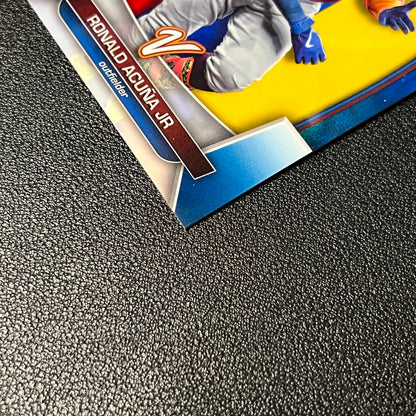 Ronald Acuña Jr 2023 Bowman Chrome /75 Blue Refractor WBC Venezuela