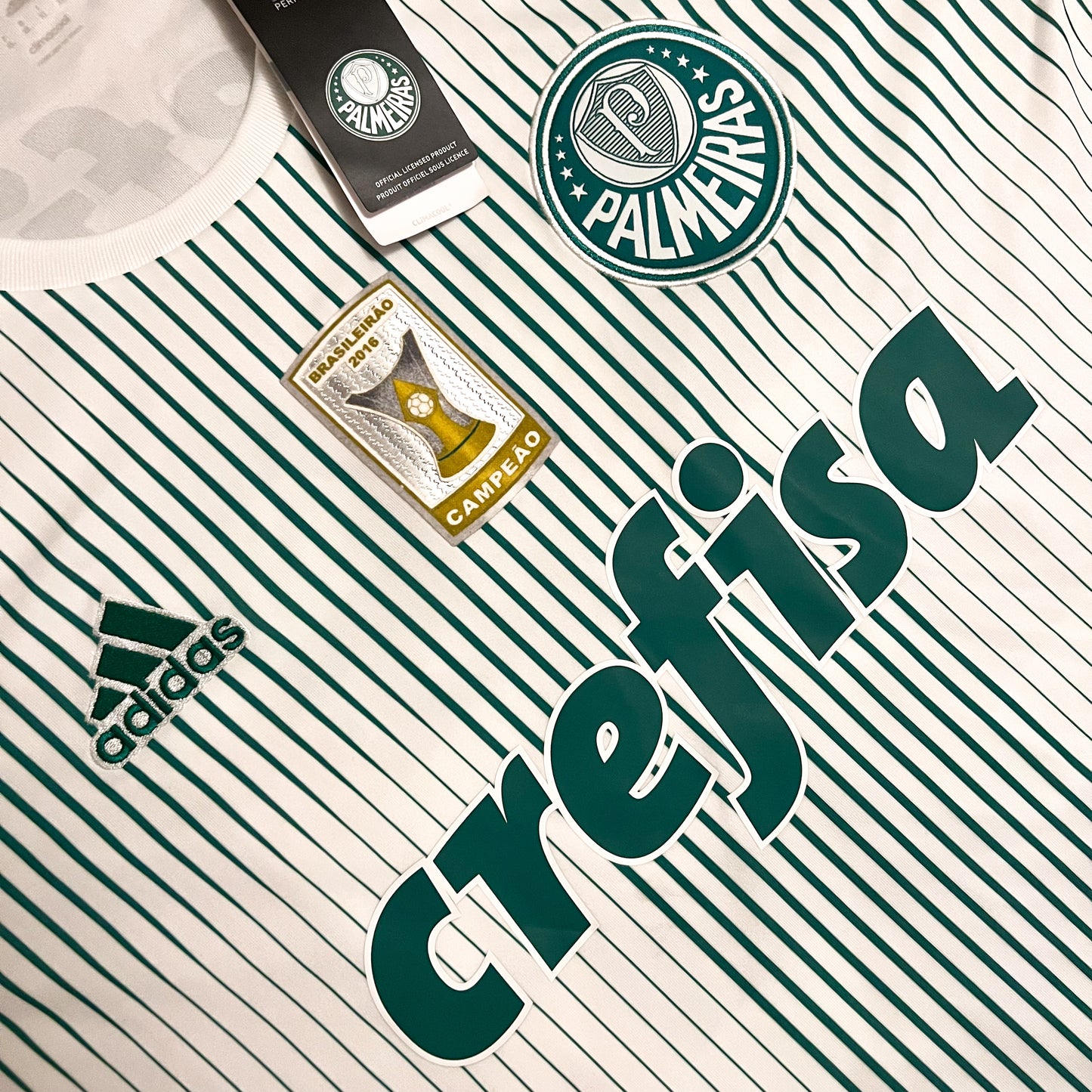 Palmeiras 2016 Brasileirāo Campeāo #33 Jersey - XL