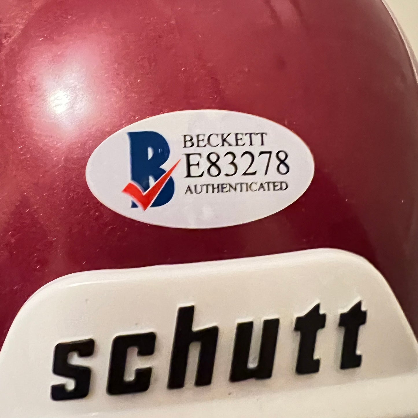 Signed Sam Darnold USC Mini Helmet with Beckett COA