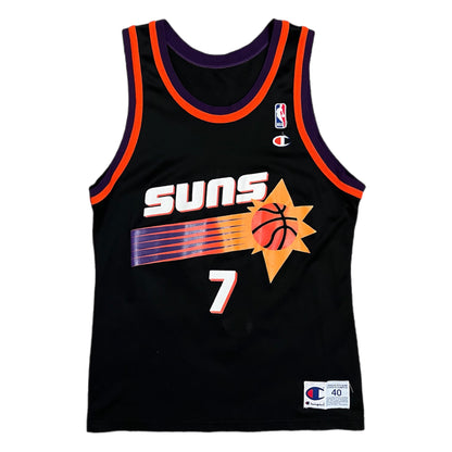 Kevin Johnson Phoenix Suns Champion Black Jersey - 40
