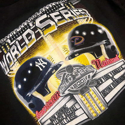 Vintage 2001 World Series Head to Head Matchup Shirt - L
