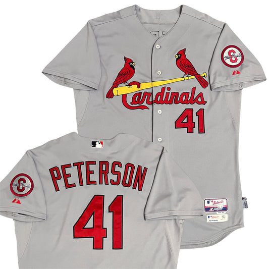 Team Issued 2013 St. Louis Cardinals Brock Peterson Jersey - 48