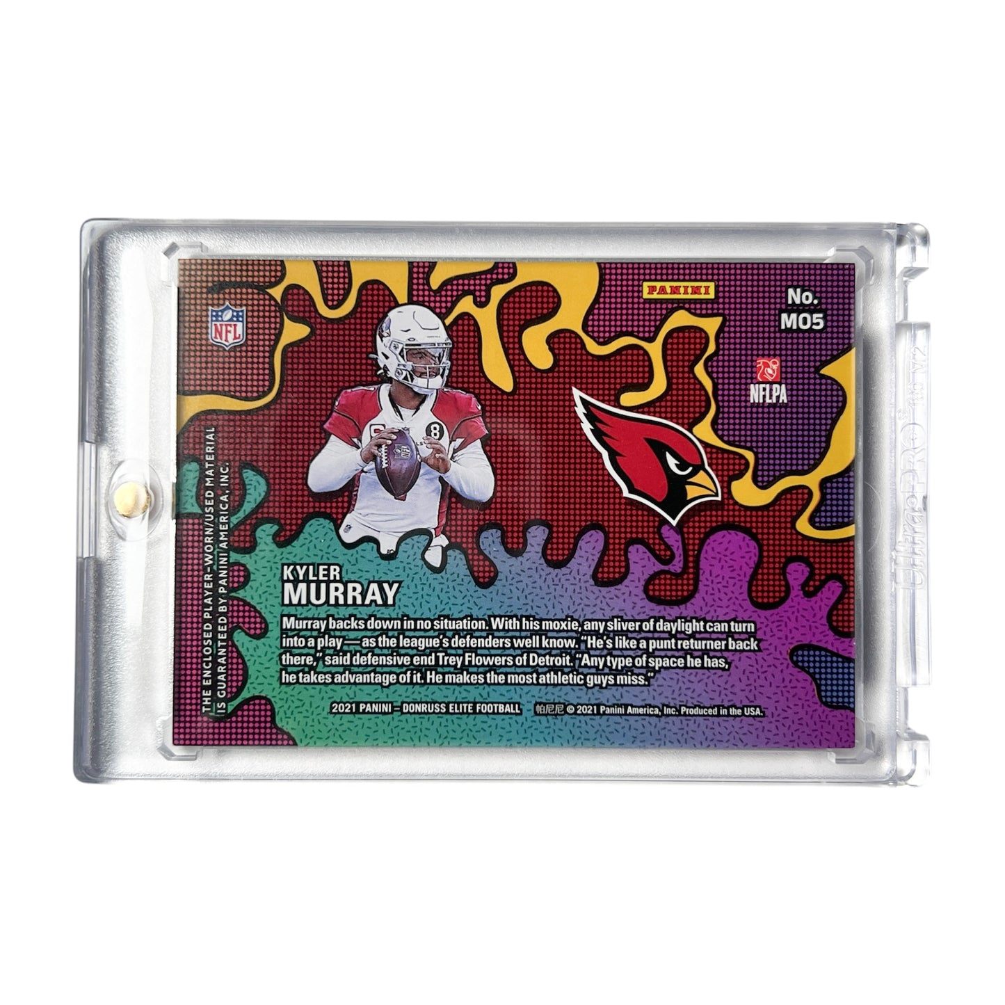 Kyler Murray Arizona Cardinals 2022 Panini Moxie Relic