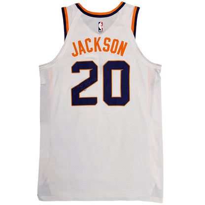 Signed 2017 Team Issued Phoenix Suns Josh Jackson Rookie Year Game Jersey - 48 +4” L