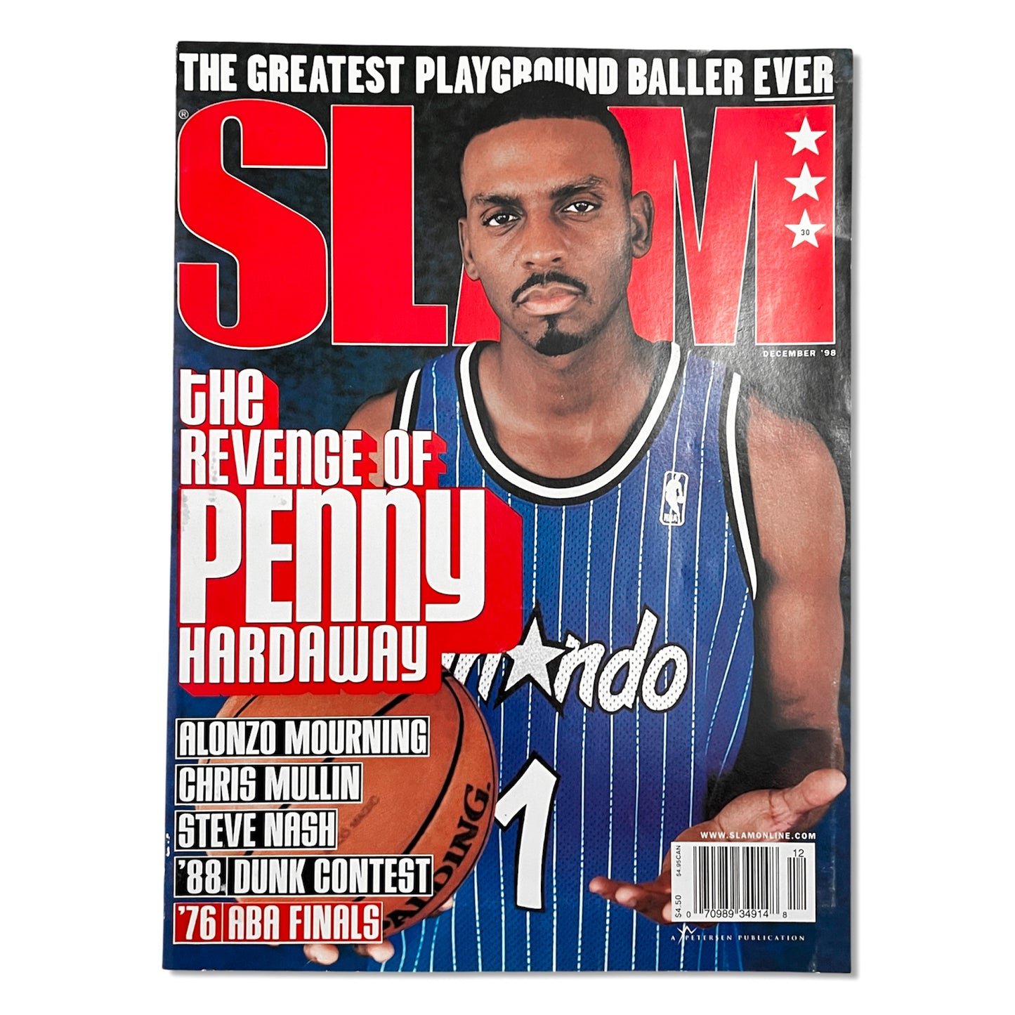 Slam Magazine December 1998 #30 Issue Penny Hardaway Cover