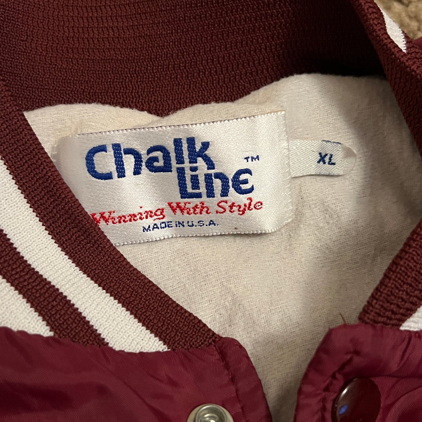 Vintage Arizona State Sun Devils Chalk Line Jacket - XL