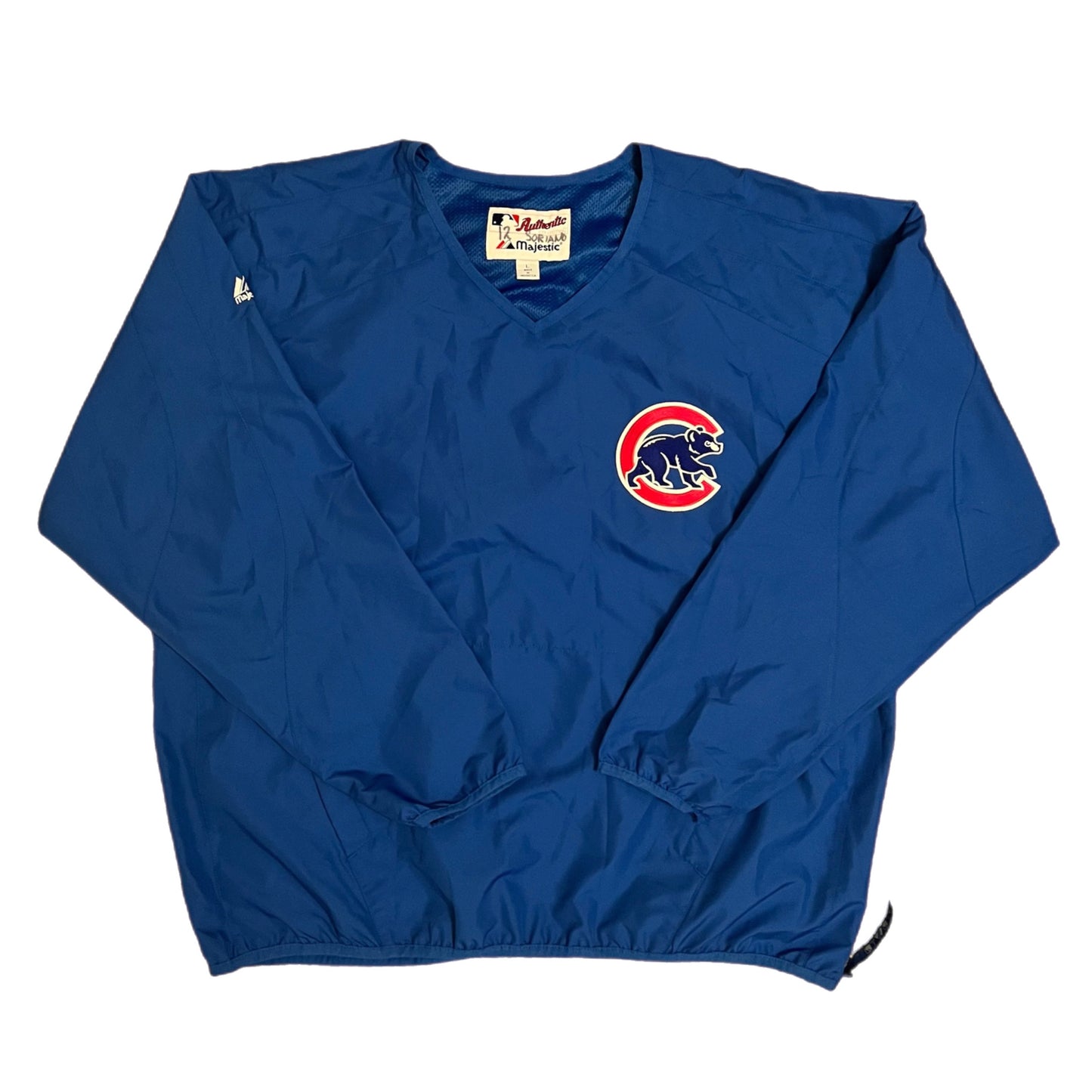 Alfonso Soriano Chicago Cubs Team Issued Pullover Jacket - L