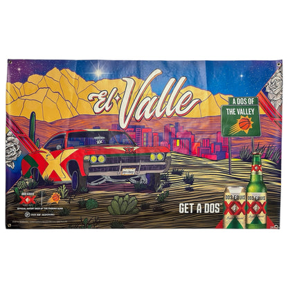 Large Phoenix Suns El Valle Dos Equis 62” x 38” Advertisement Banner