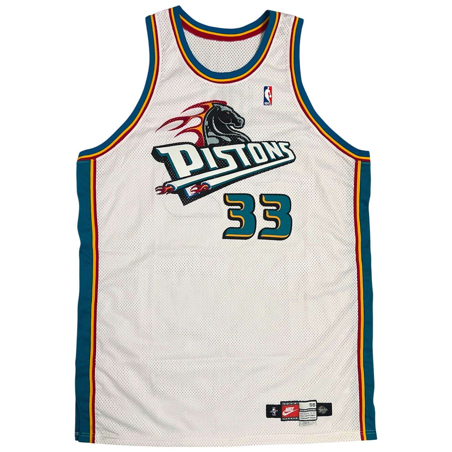 Authentic 1998-99 Grant Hill Detroit Pistons Jersey - 56