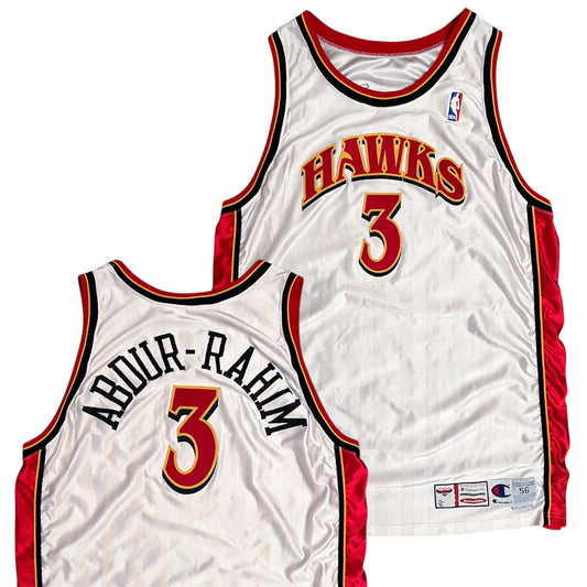 Authentic Atlanta Hawks Shareef Abdur-Rahim Pro Cut Jersey - 56