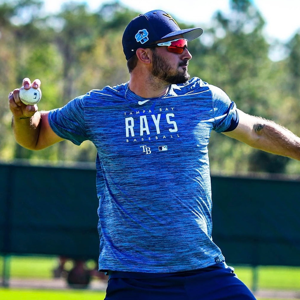 Tampa Bay Rays Team Issued Garrett Cleavinger 2023 Spring Training Shirt - XL