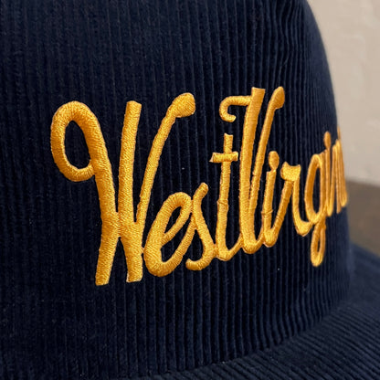 Vintage West Virginia Mountaineers Corduroy Snapback