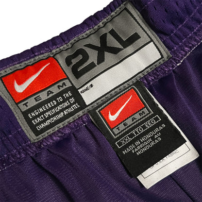 Vintage Los Angeles Lakers On-Court Nike Shorts - 2XL