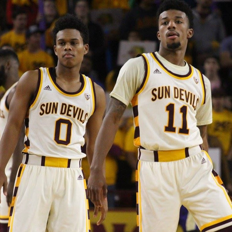 Arizona State Sun Devils Basketball 2017 Hardwood Classic Jersey - L