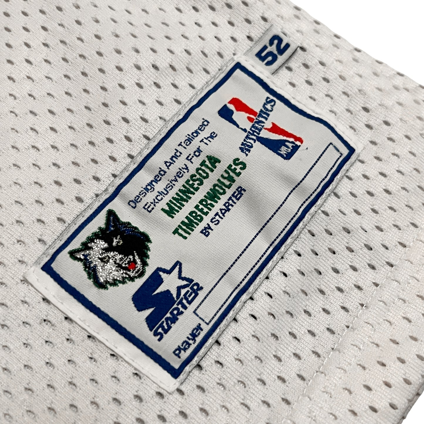 Vintage Tom Gugliotta Authentic Minnesota Timberwolves Jersey - 52/XL